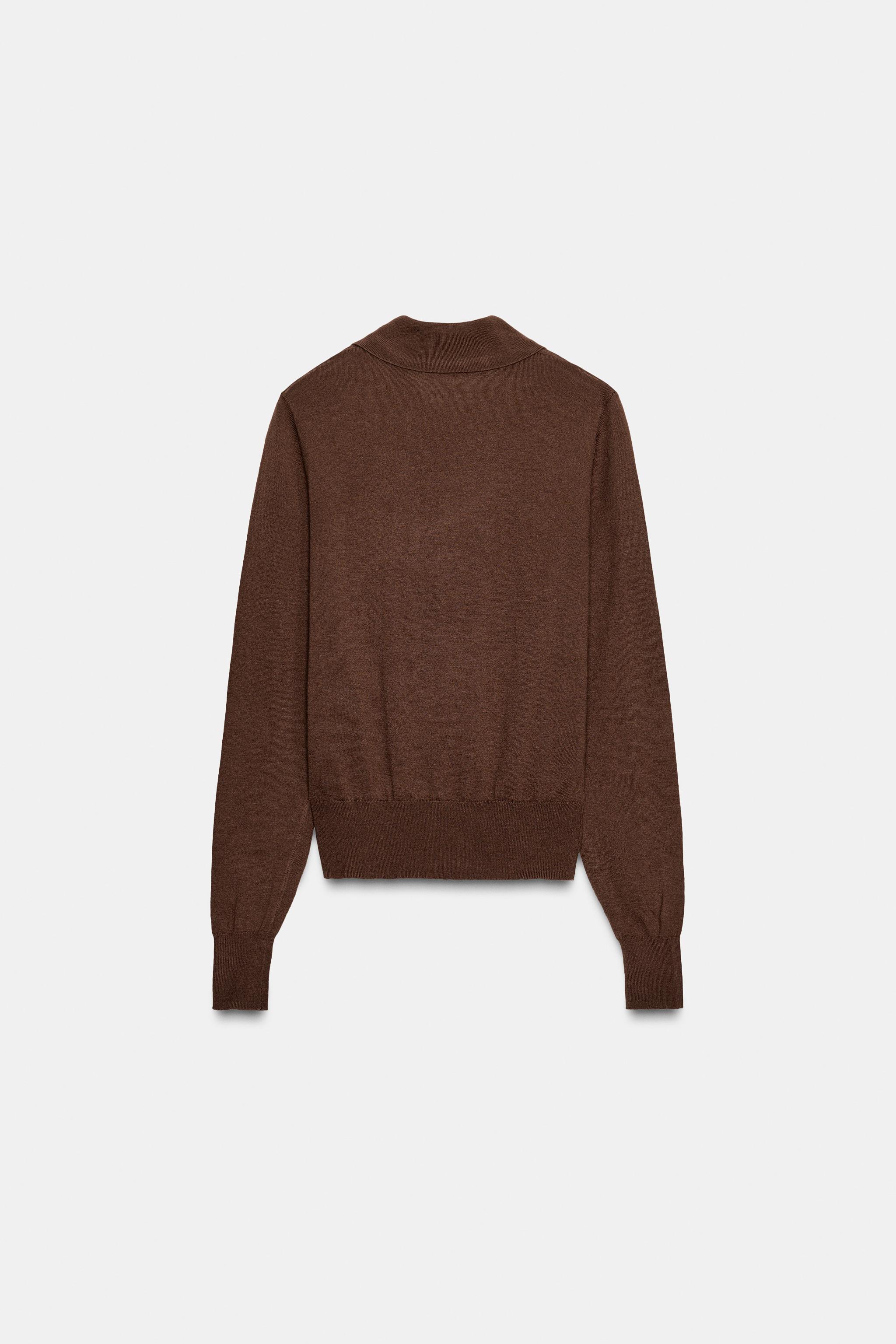 WOOL POLO SWEATER WITH POCKET